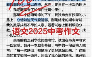 2025中考语文议论文怎么备考？