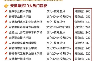 安徽单考单招有哪些学校可选？