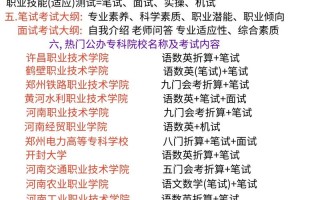 河南单考单招的补考时间