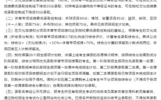 福师大2025体育单招何时开始报名？