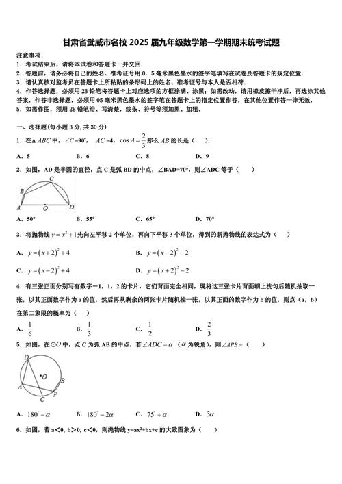 2025武威单招试题范围和难度如何？-第2张图片-厚德教育培训