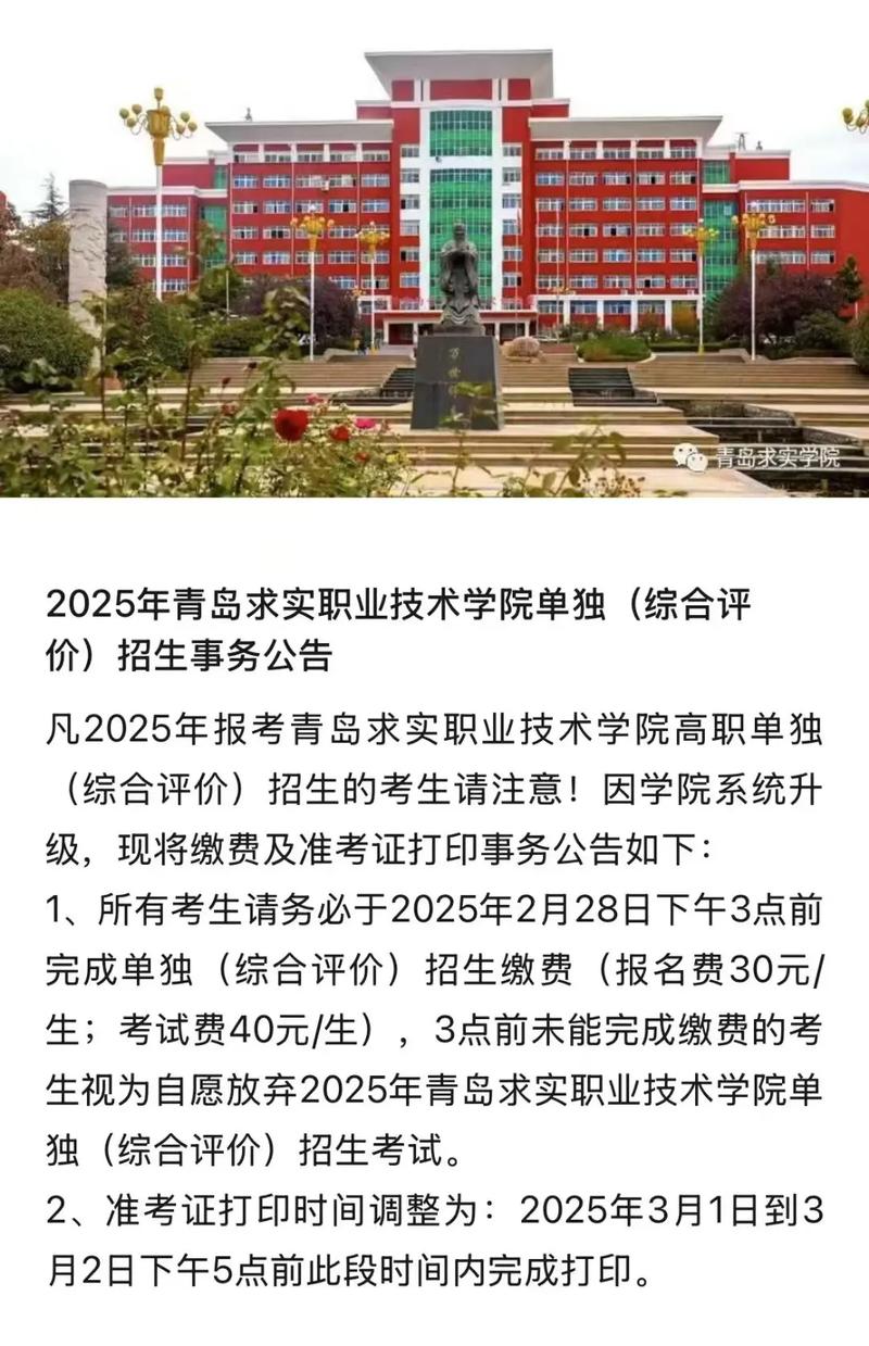 2025青岛单招有哪些学校招生？-第3张图片-厚德教育培训