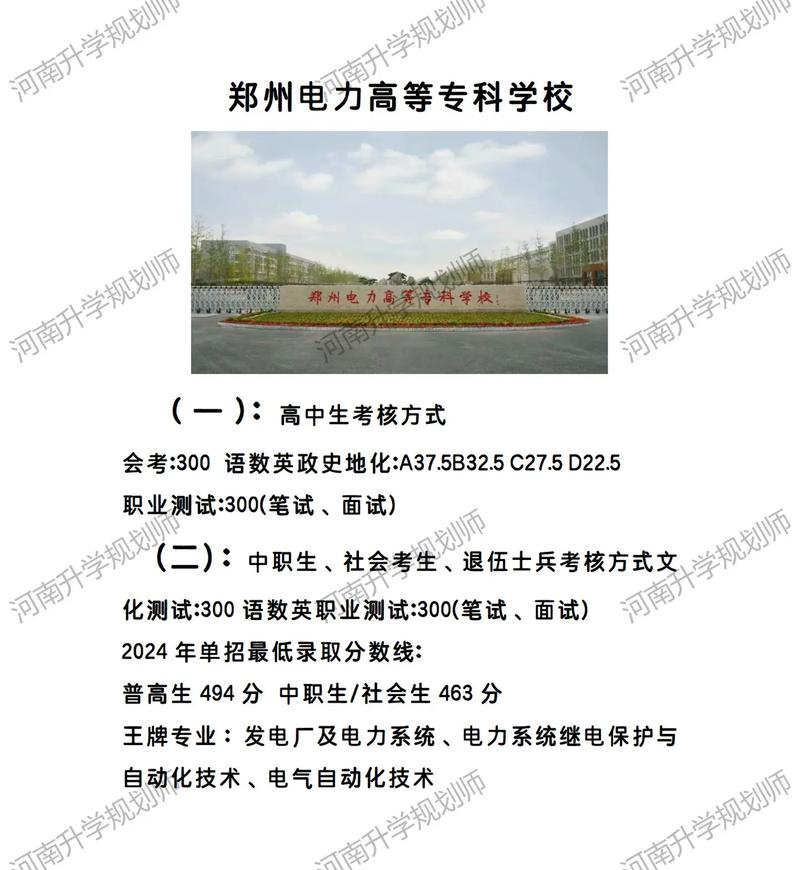郑州电力单招怎么报？需要什么条件？-第1张图片-厚德教育培训
