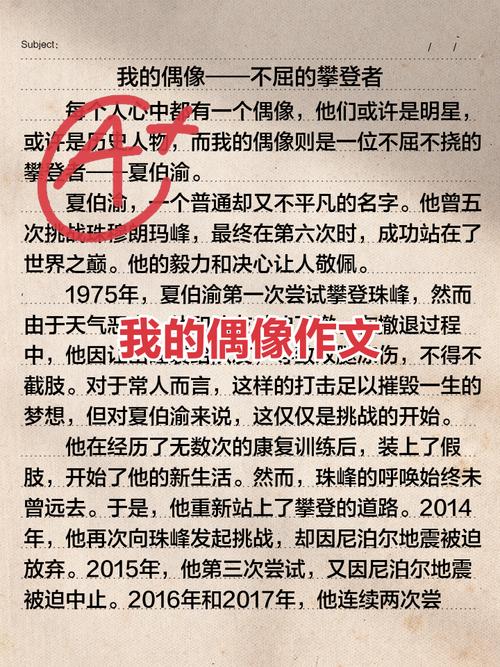 偶像 议论文 800字-第3张图片-厚德教育培训