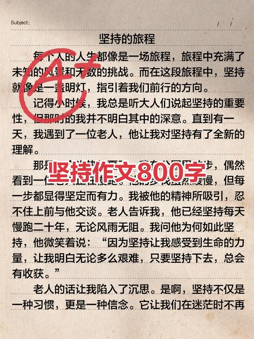 关于坚持议论文800字-第1张图片-厚德教育培训