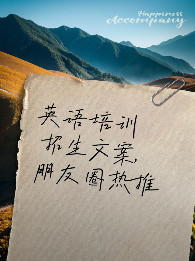 英语培训愿景口号有哪些？-第1张图片-厚德教育培训