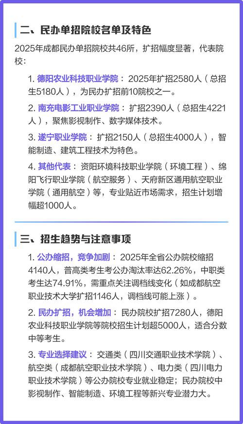 2025成都单招学校有哪些？-第1张图片-厚德教育培训