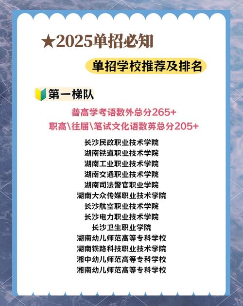 湖南2025单招信息网是什么？-第2张图片-厚德教育培训