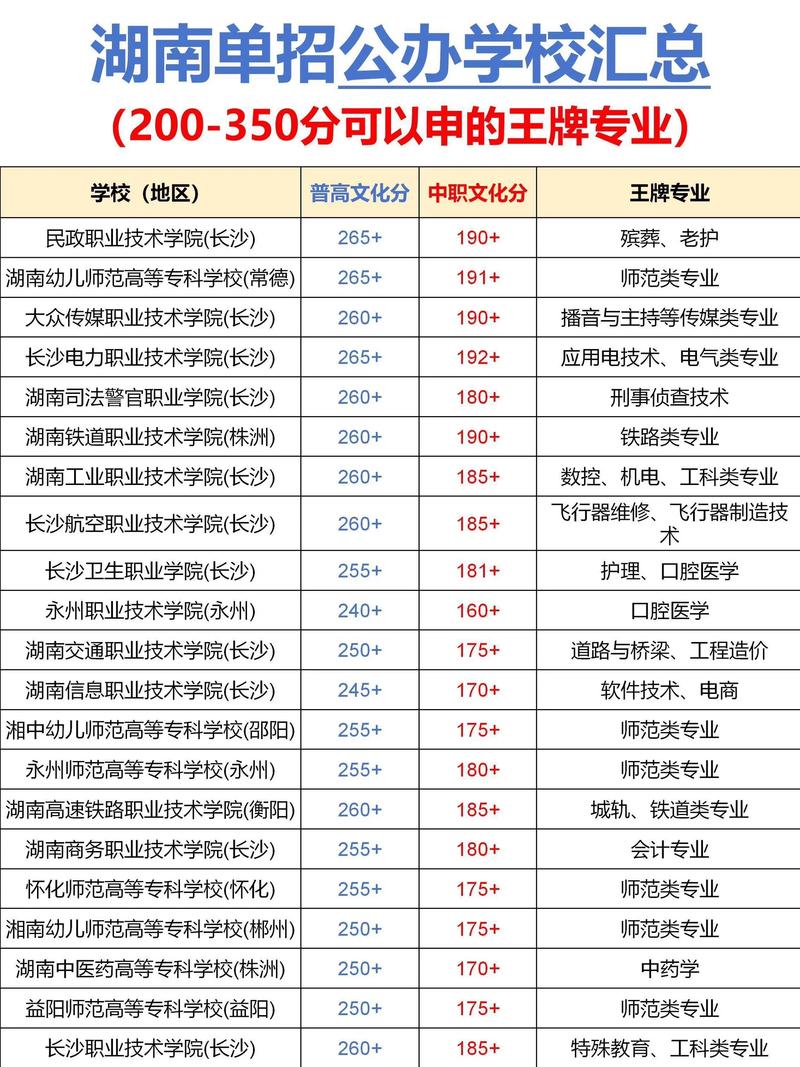 湖南2025单招信息网是什么？-第3张图片-厚德教育培训