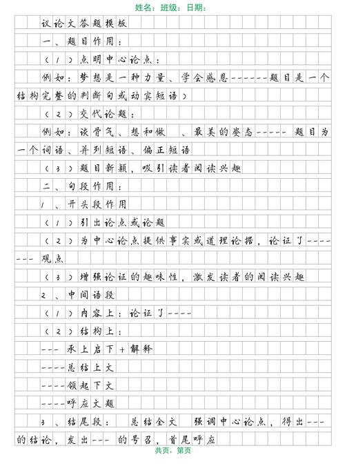 议论文阅读答题有何高效方法？-第3张图片-厚德教育培训