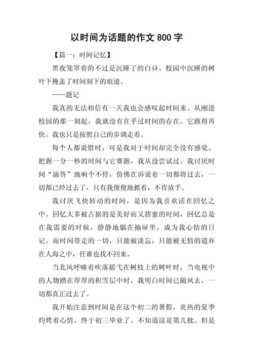 高中关于时间的议论文-第2张图片-厚德教育培训